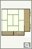 和室［102］間取